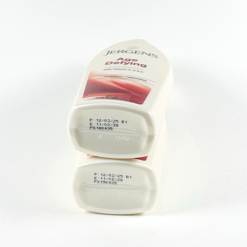 (2x) Jergens Age Defying Multi Vitamin Moisturizer Lotion (400mL/ 13.52 Oz Each)