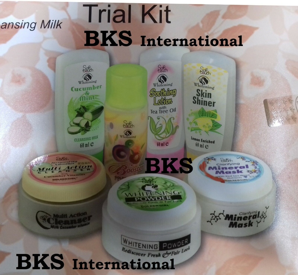 Soft-Touch Whitening Facial Kit, the Best for Make Skin Clean, Glowing & Healthy