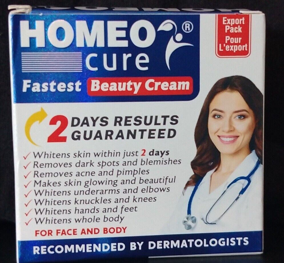 6X Homeo Cure Fastest Beauty Cream  2 Days Results