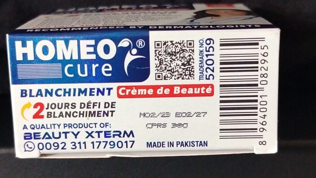 6X Homeo Cure Fastest Beauty Cream  2 Days Results