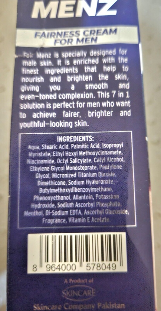 Men's Fairness Cream