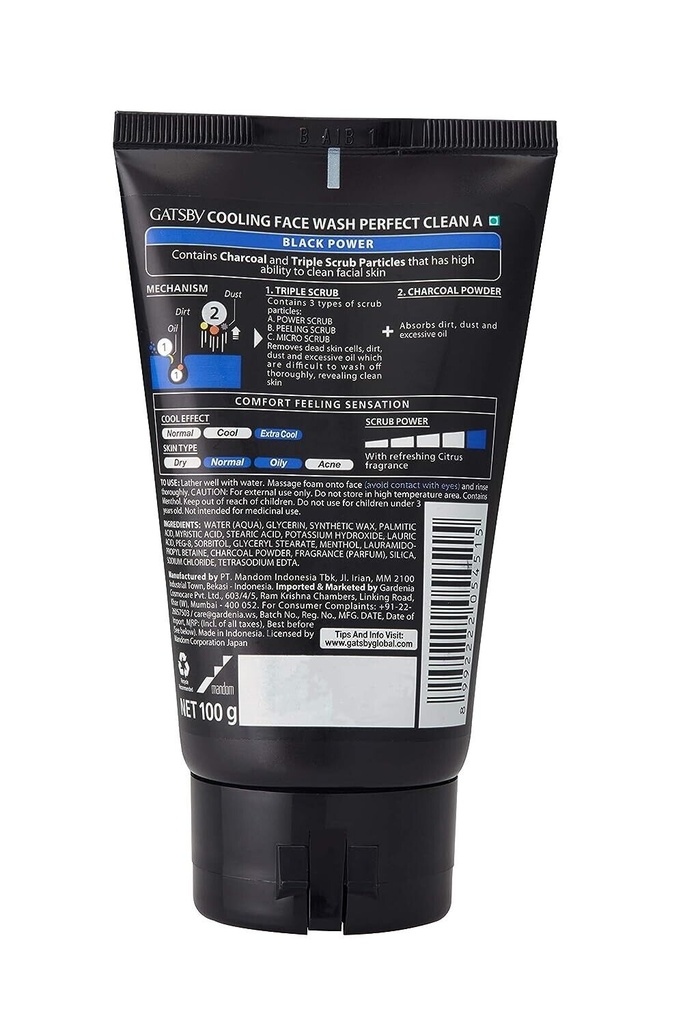 Gatsby Facial Wash Perfect Clean 100g