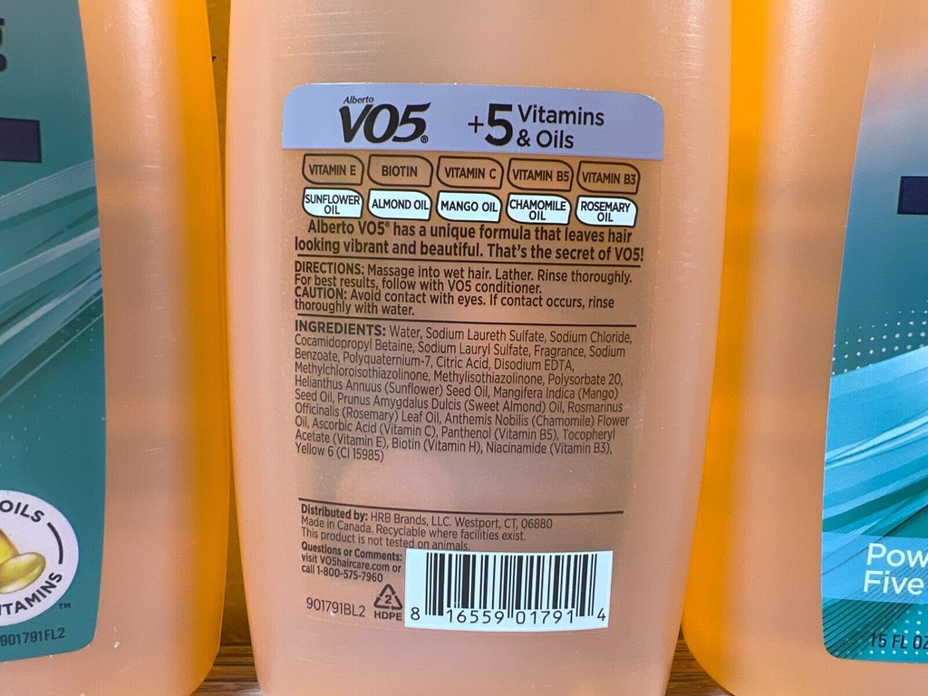 Vo5, Daily Revitalizing Shampoo, 15 Oz