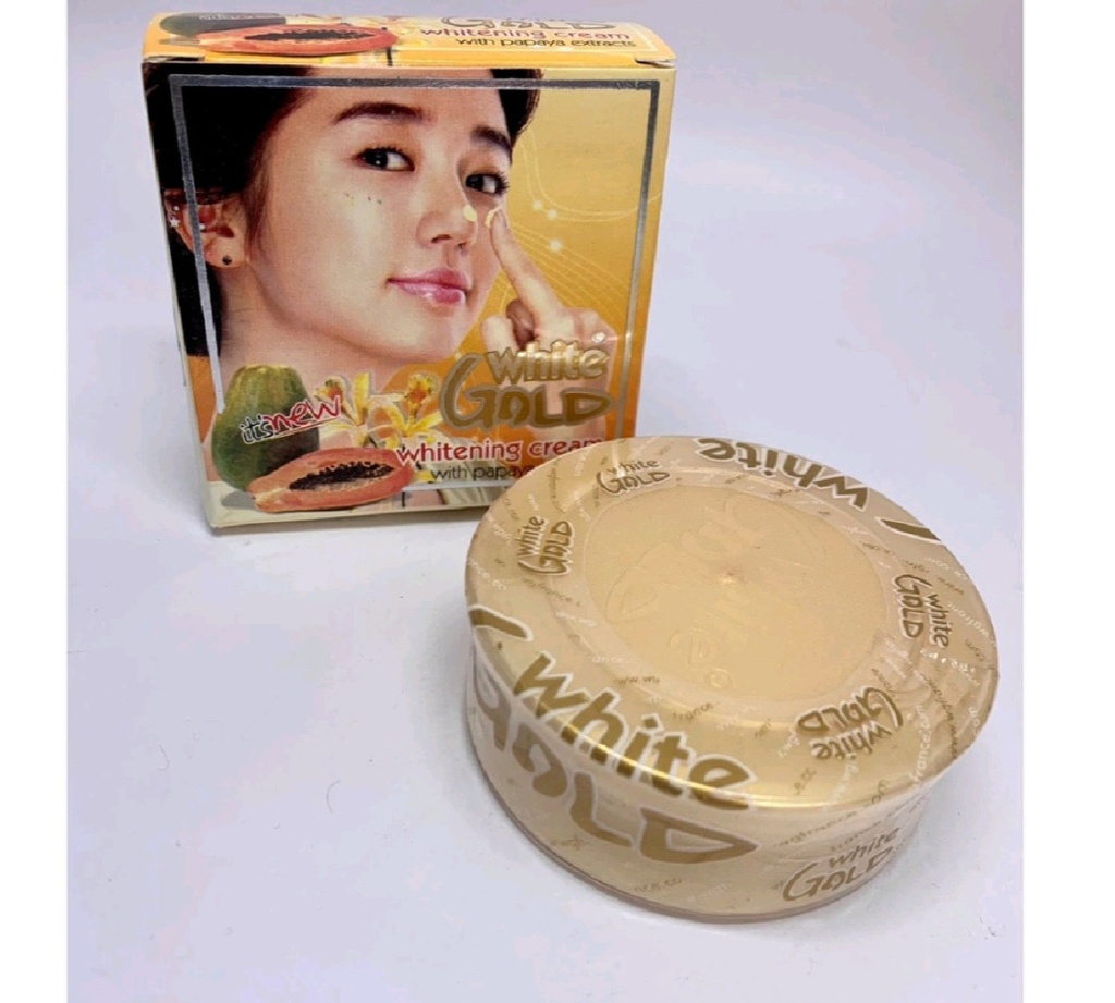 20 Boxes White Gold Whitening Cream with Papaya Extract Authentic from Pakistan