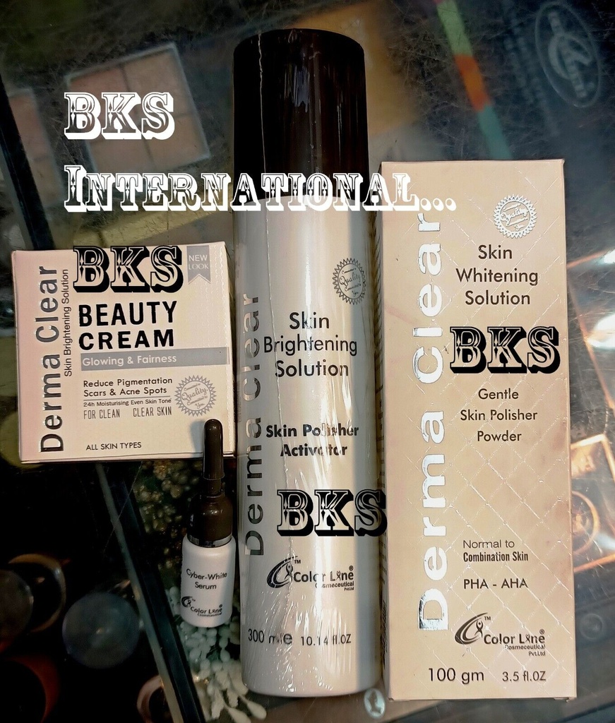 Derma Clear Whitening & Skin Polish Set, Best Acne & Dark Spot, Pigment, Freckle