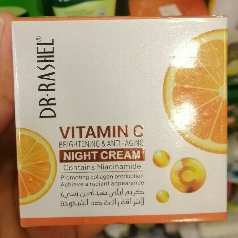 Dr Rashel Dr. Rashel Vitamin C Brightening & Anti-Aging Night Cream All Skin Types Soft and Healthy Skin Repairing & Nourishment Deep Hydration &