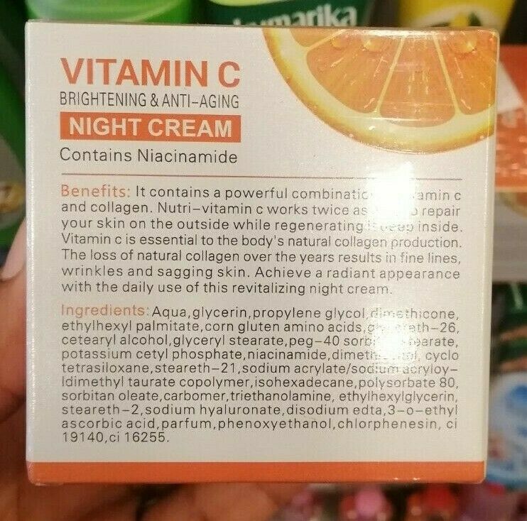 Dr Rashel Dr. Rashel Vitamin C Brightening & Anti-Aging Night Cream All Skin Types Soft and Healthy Skin Repairing & Nourishment Deep Hydration &