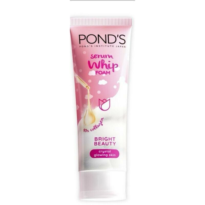 10x100g Pond's Serum Whipp Cleansing Soft Foam Face Wash Bright VitaminB3 Beauty