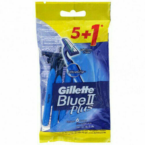 Gillette Blue 2 Plus Razors Pack of 6 Razors