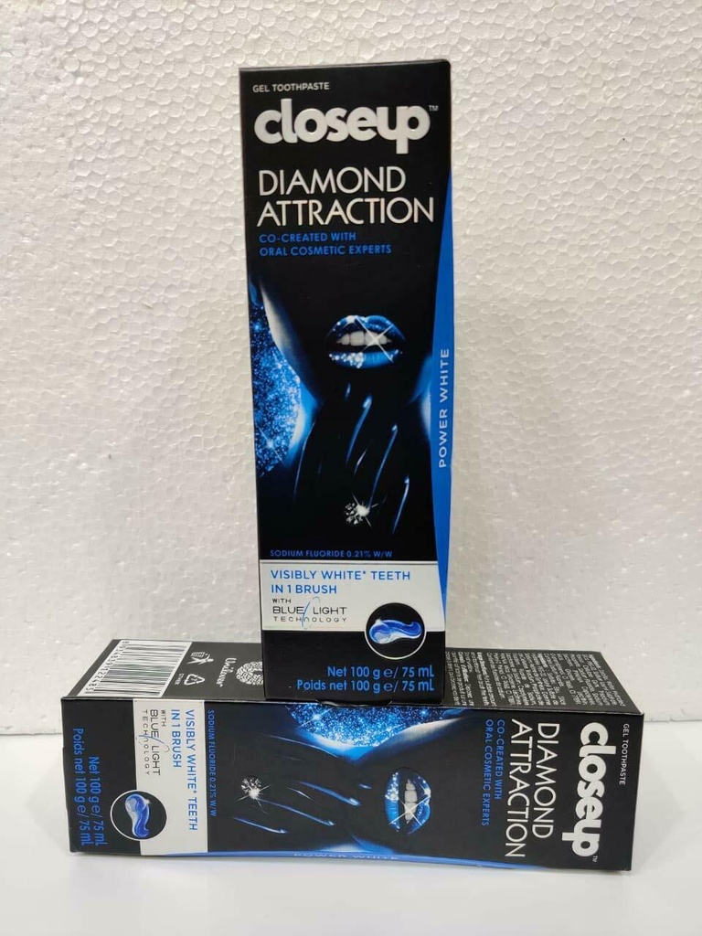 Closeup Diamond Attraction Toothpaste, 100gm - Pack of 2