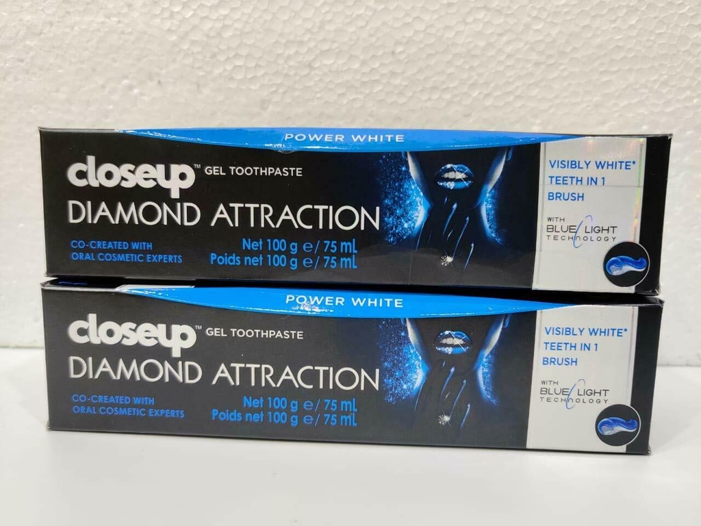 Closeup Diamond Attraction Toothpaste, 100gm - Pack of 2