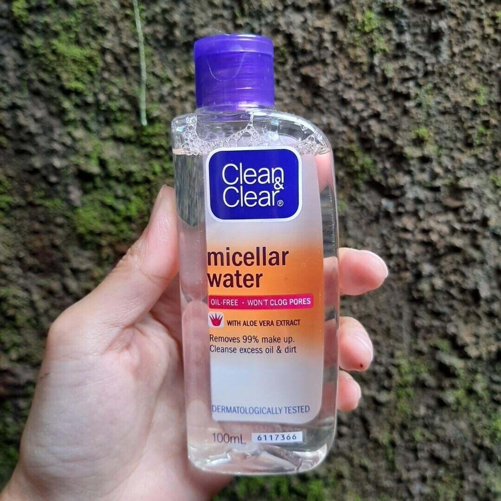 6X100ML Clean & Clear Micellar Water Remove Water Proof Makeup Make up Remover