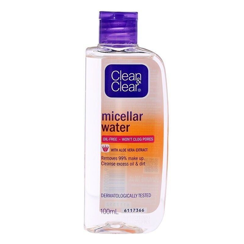 6X100ML Clean & Clear Micellar Water Remove Water Proof Makeup Make up Remover