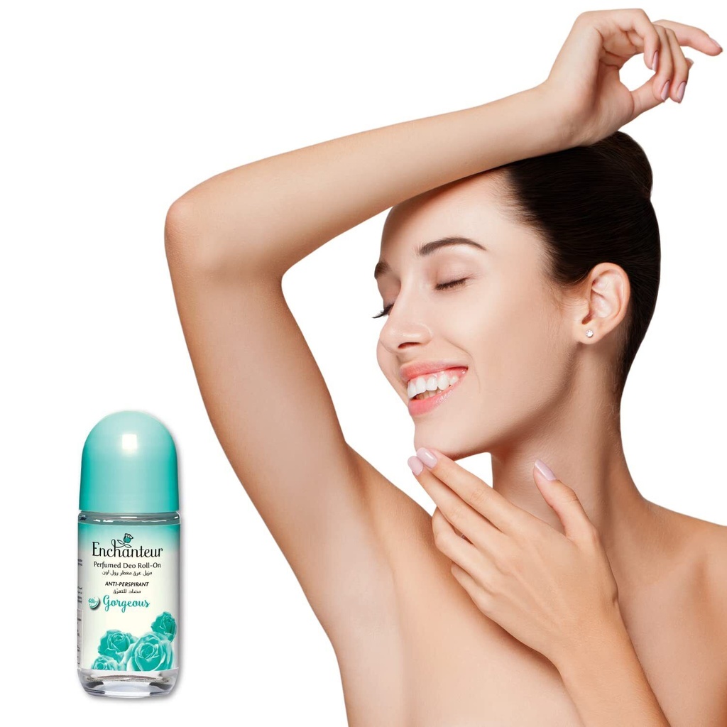 Enchanteur Gorgeous Roll-on Deodorant  48 Hr Odour Protection  Anti Perspirant for Women  50ml
