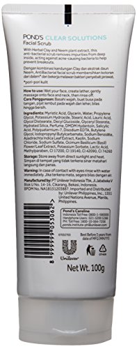 PONDS 100g FACIAL SCRUB BRIGHT MIRACLE ULTIMATE PORE CLEAR (6x Pack)