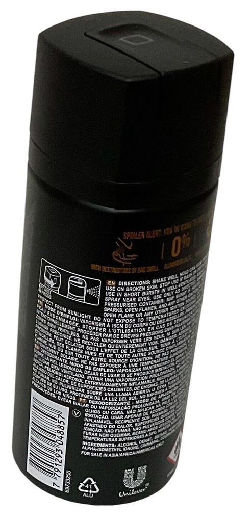 Axe Leather and Cookies Deodorant 48hrs Body Spray 150ml /5.07 Fl Oz (6 Pack)