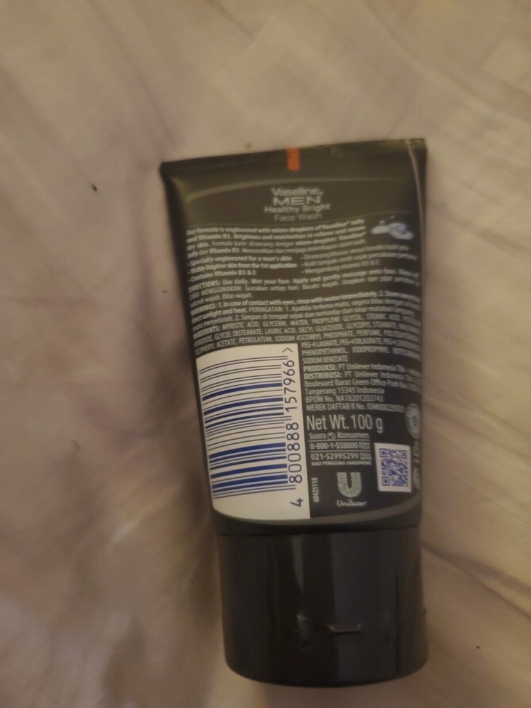Vaseline Men Anti Dullness 100g
