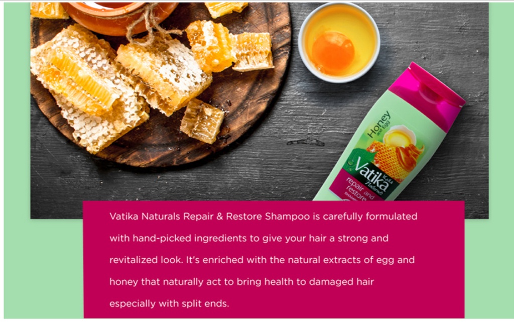 Vatika Repair Shampoo 360ml