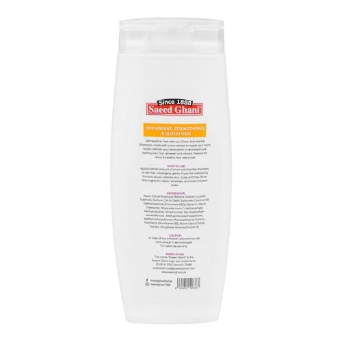 Saeed Ghani Onion Shampoo 200ml (5.07 Fl.oz)
