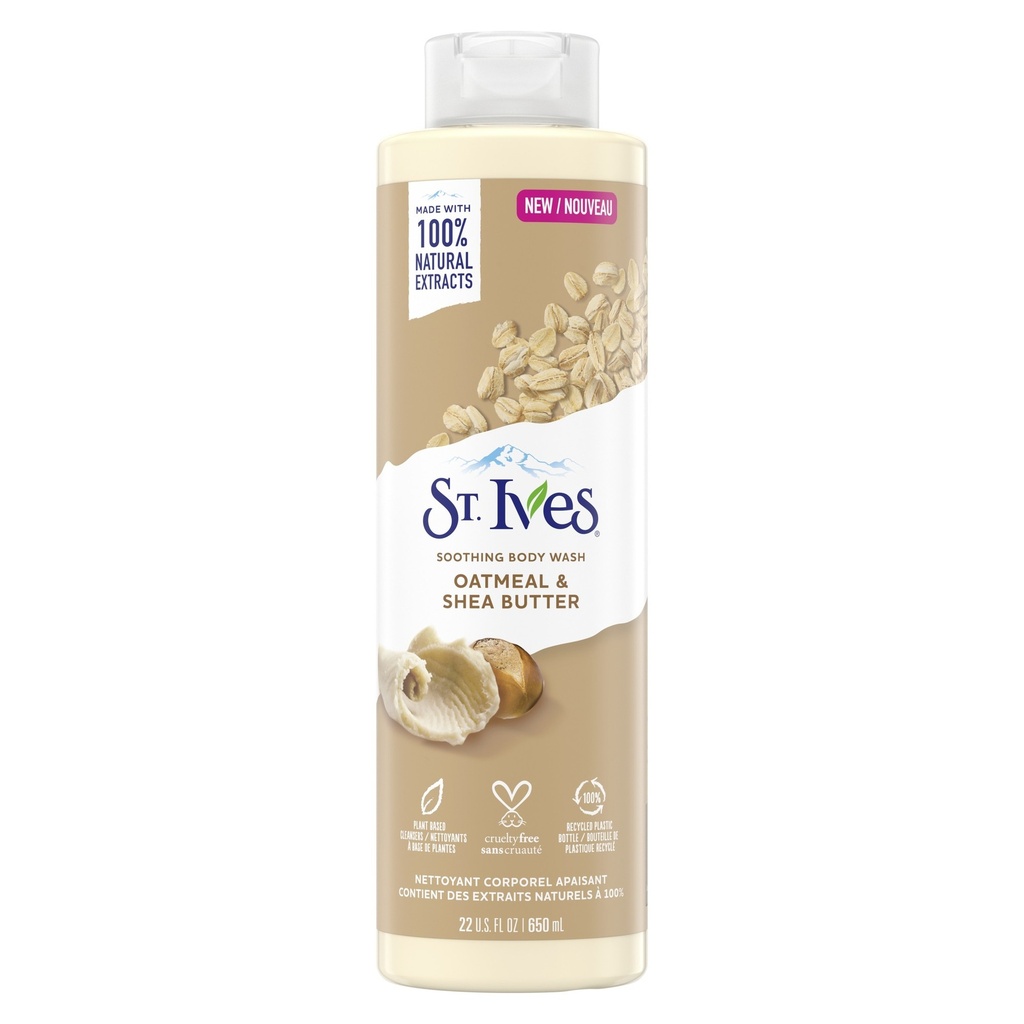 St. Ives Body Wash Shea Butter (650 Ml)