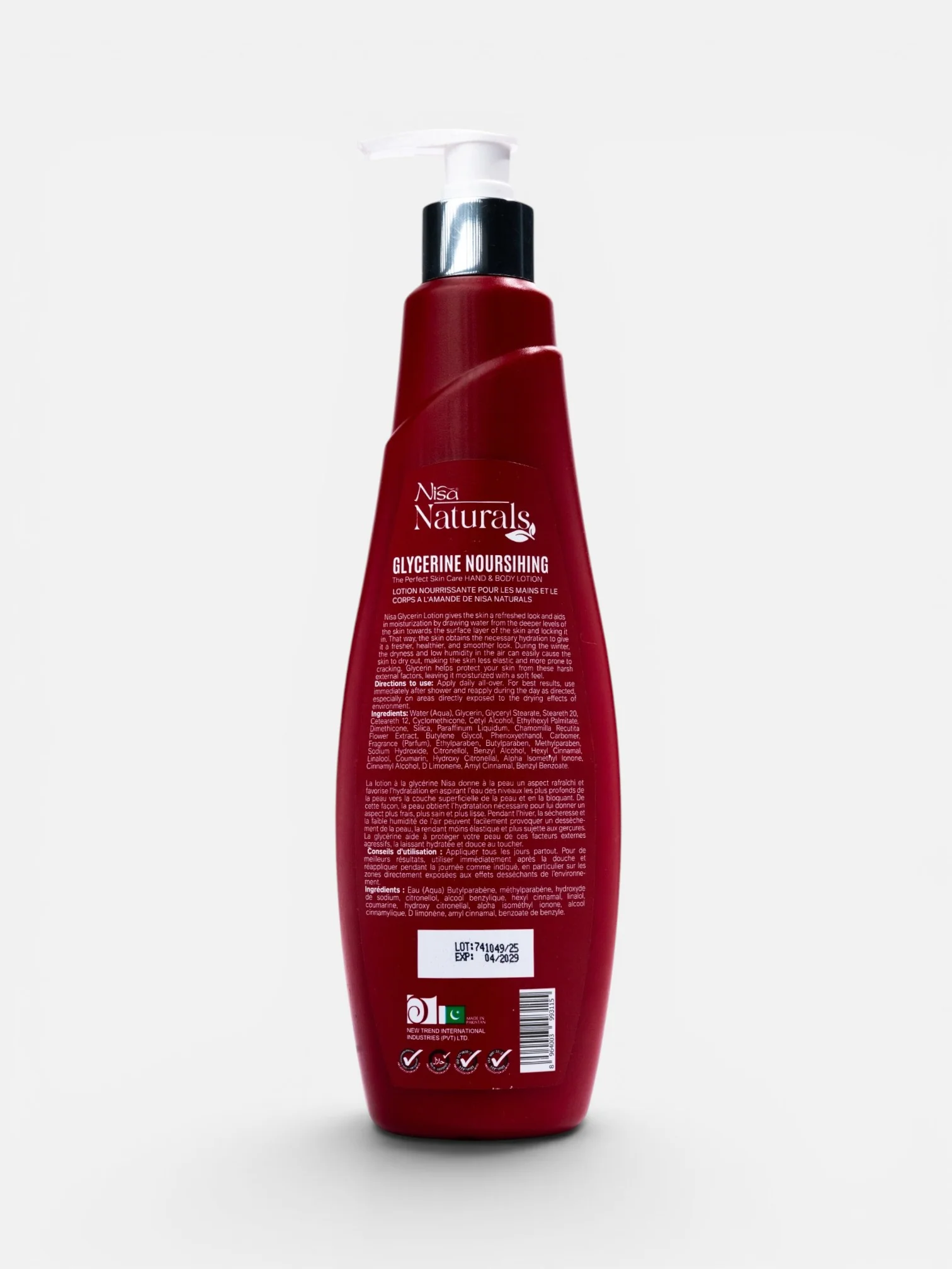 NISA GLYCERINE LOTION 400ML