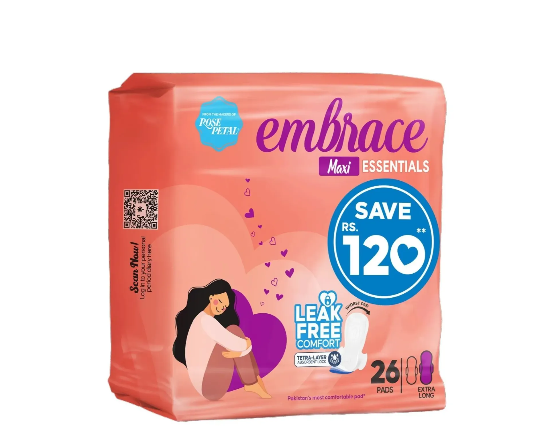 Embrace Extra Long 26 pads