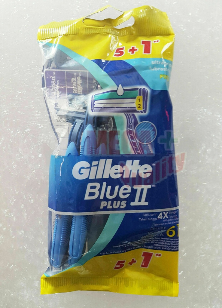 Gillette Blue 2" 6 Razors