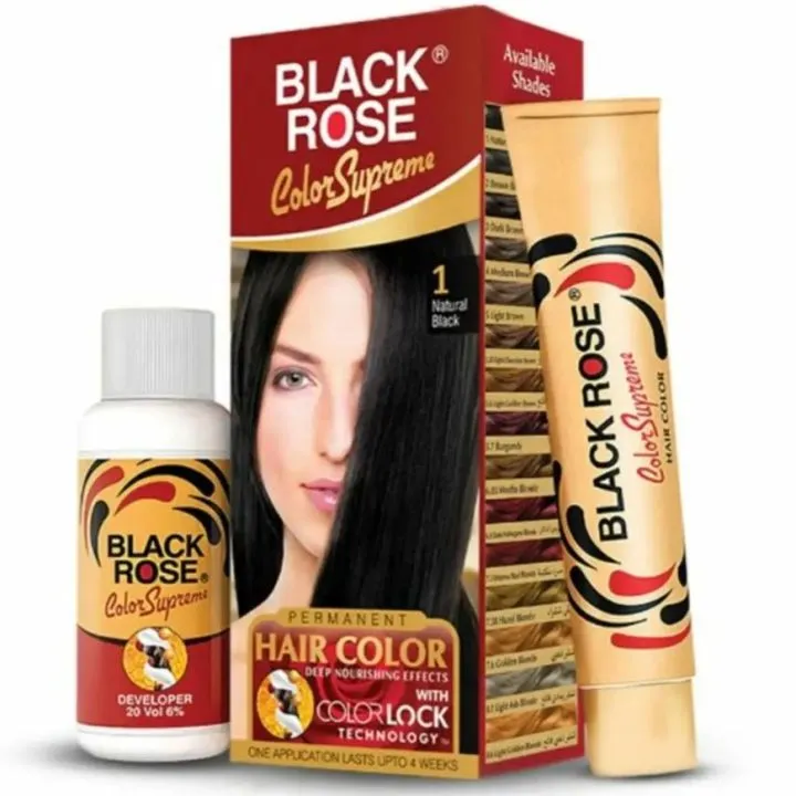 Black Rose hair Colour