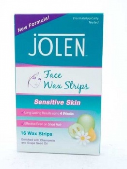 Jolen Face Wax Strips