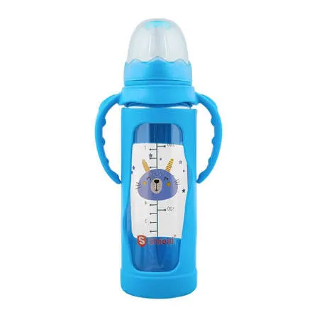Shield Baby Glass Feeder Silicon Protector 240ml