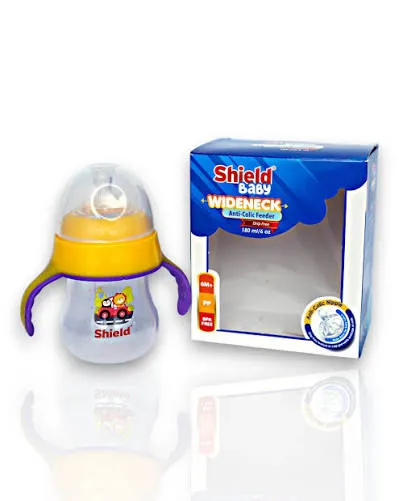 Shield Baby Feeder Wide Neck Anti Colic 180ml