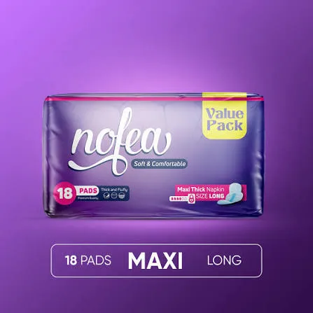 Nofea 18 Pads Long Maxi Thick