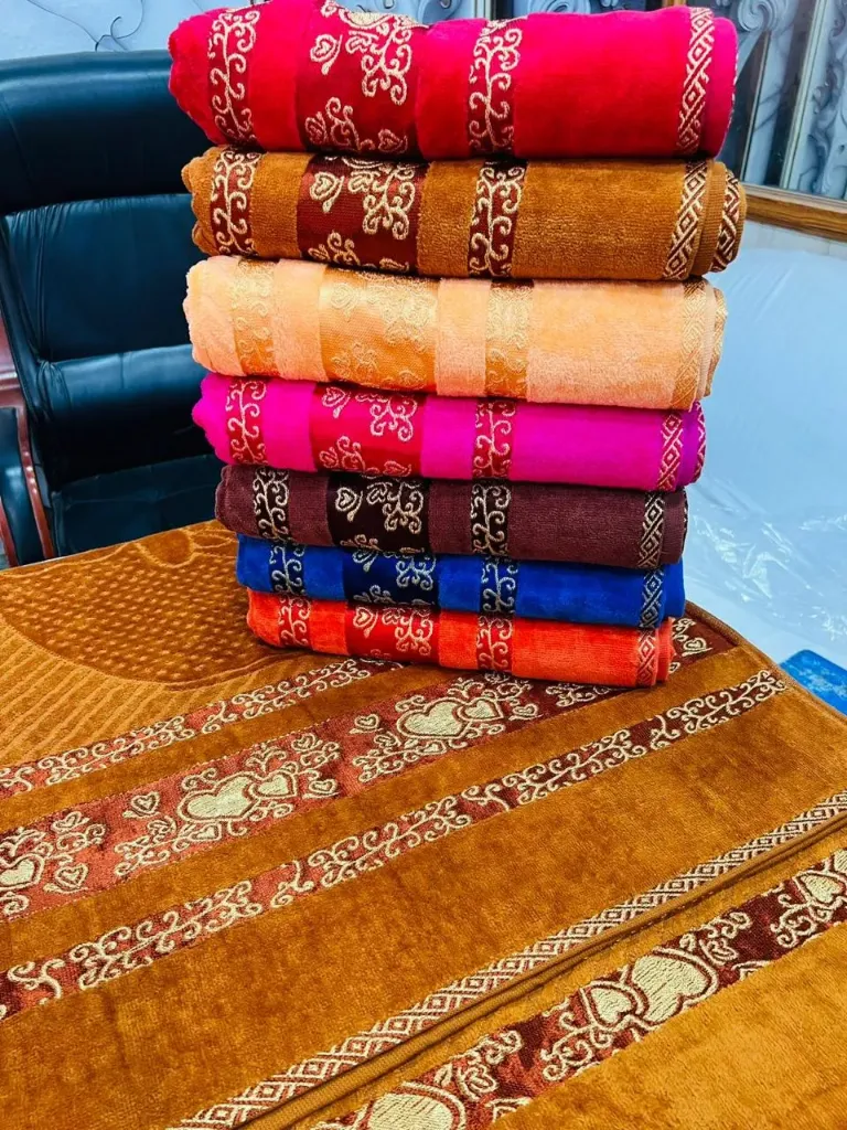 Velvet Towel Embdry 27*54